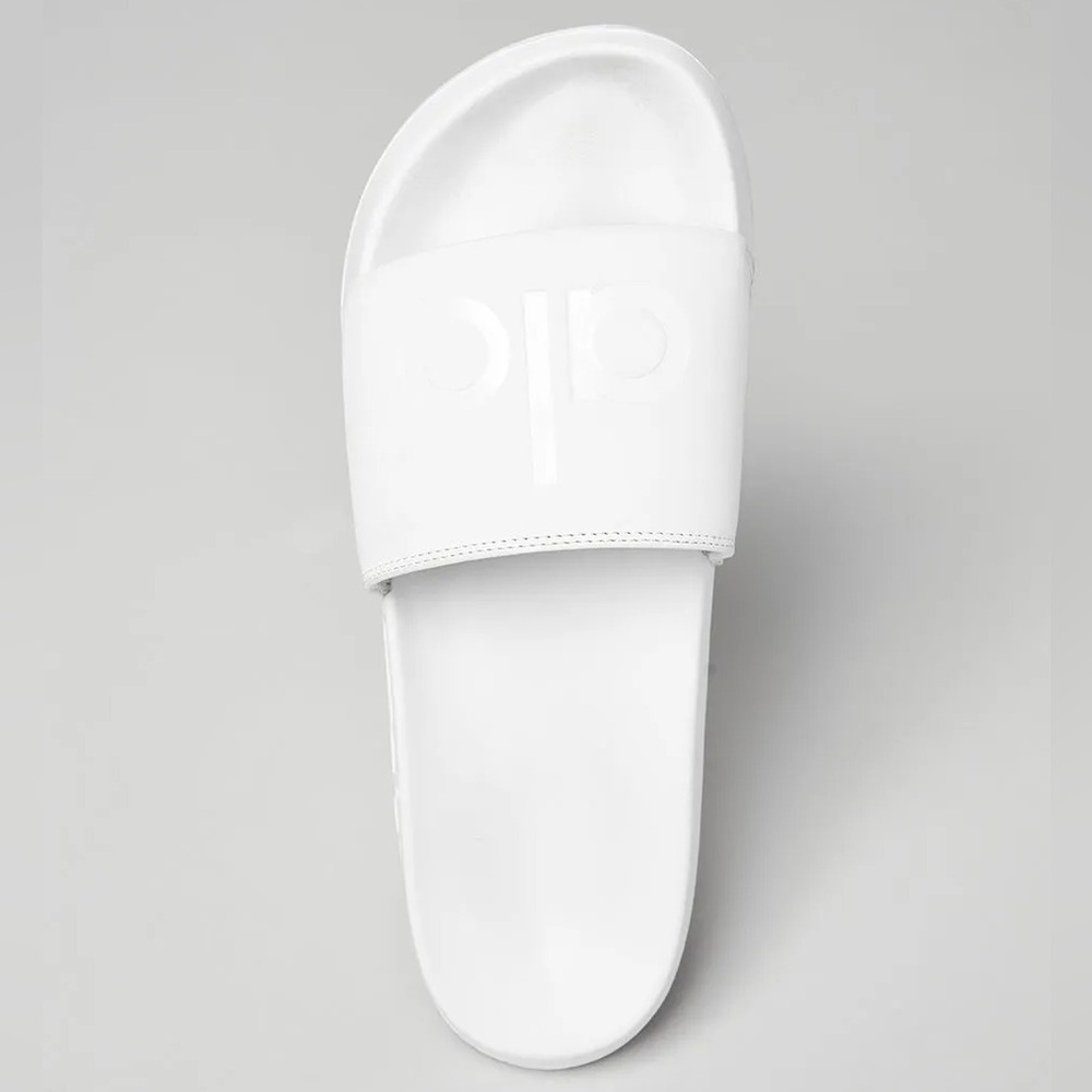 Alo White “The It Slide 2” Sandals